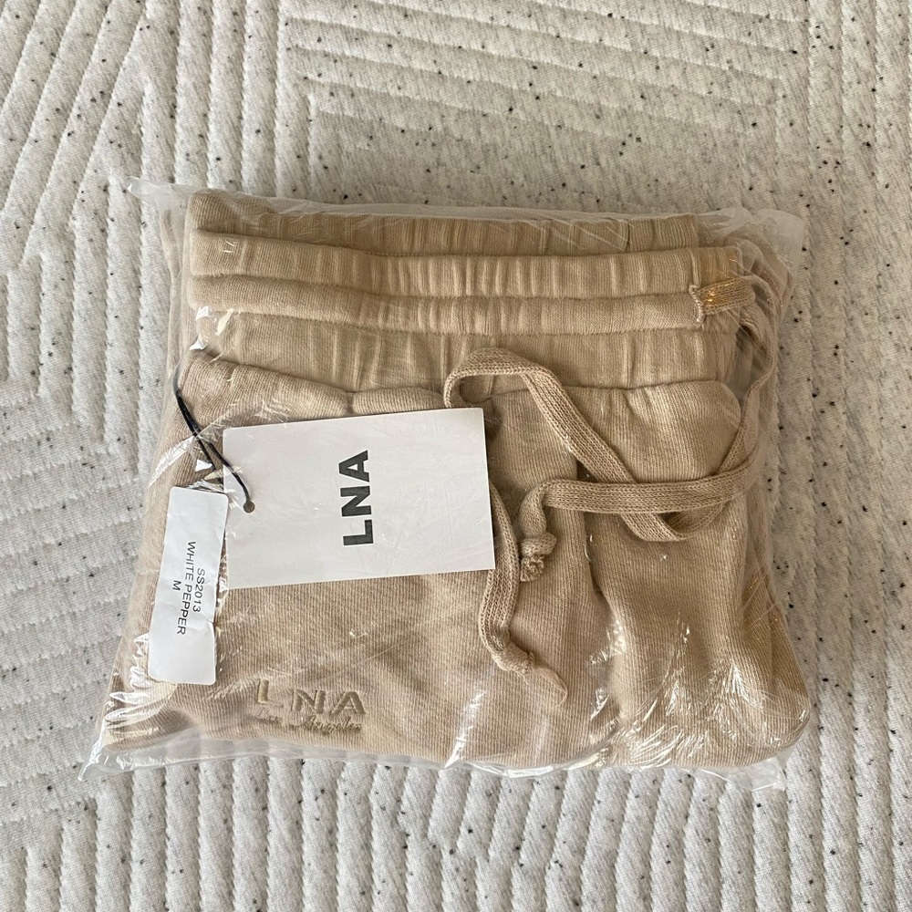 LNA Logo Sweatpant - White Pepper - M - Picture 5 of 5